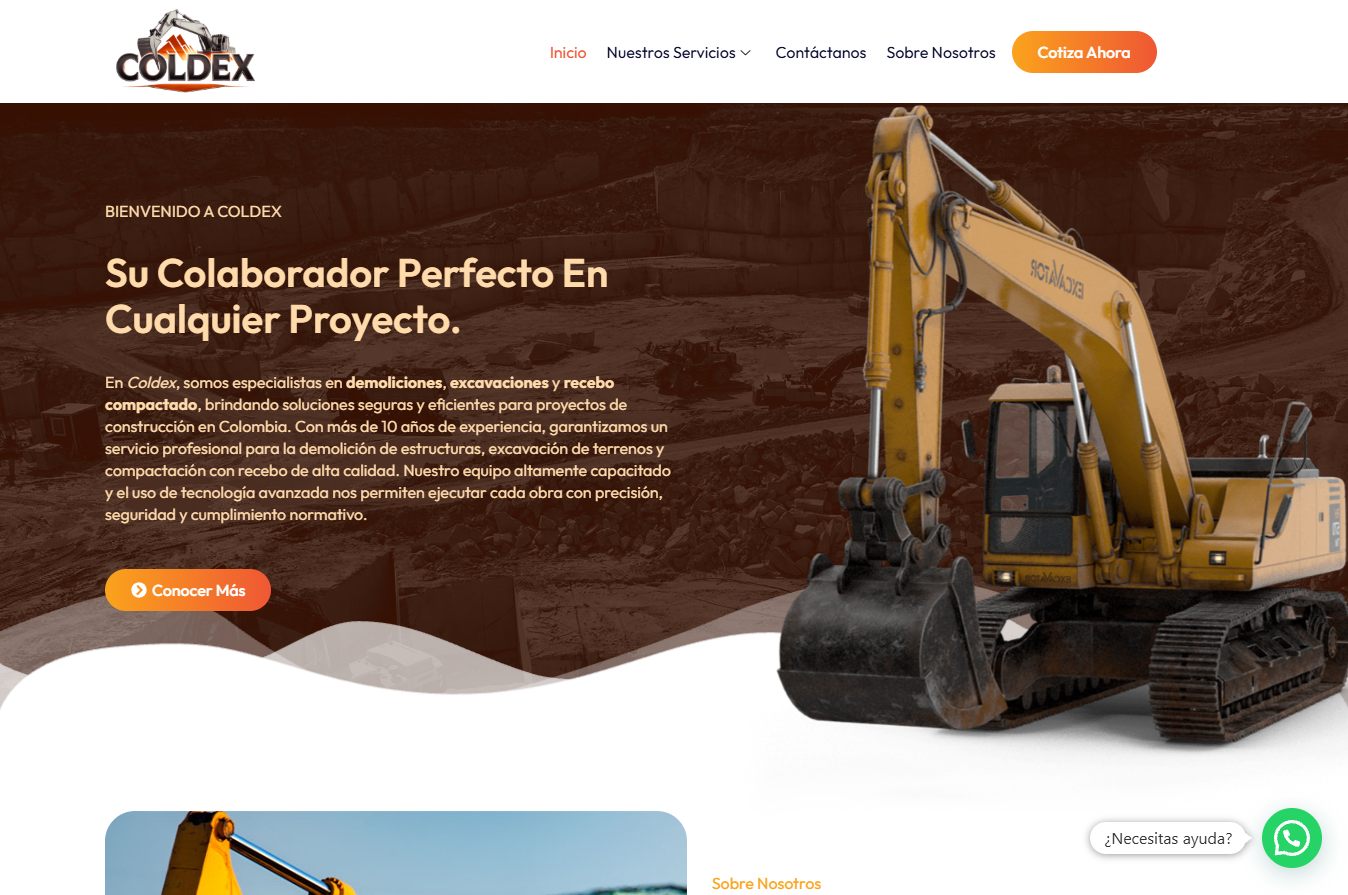 Diseño Web Coldex